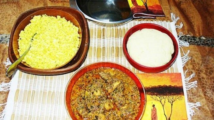 Egusi Soup Afrikanisches Gericht Mit Melonenkernen Rezept