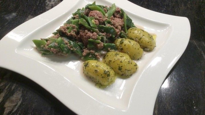 Grüne Bohnen mit Corned Beef - Rezept | Frag Mutti