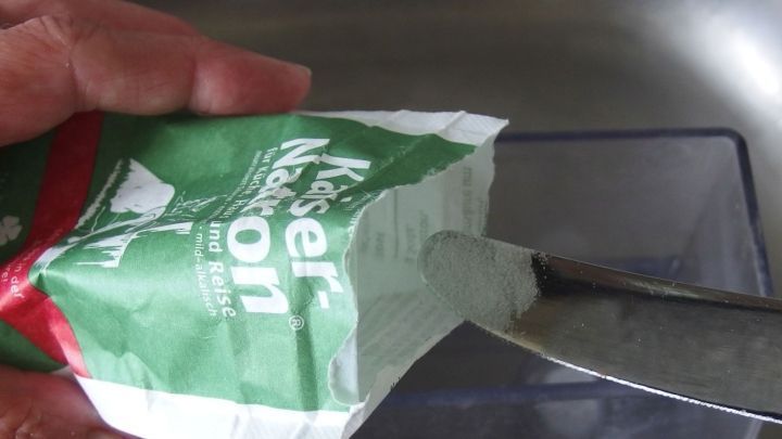 Speisenatron hilft auch bei hartem Wasser: Der Kaffee wird so bekömmlicher.