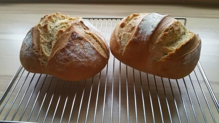 Diese knusprigen Brote sehen doch zum Anbeißen aus.
Es kann jeder leicht nachbacken. Schmeckt lecker zu allen Tageszeiten.