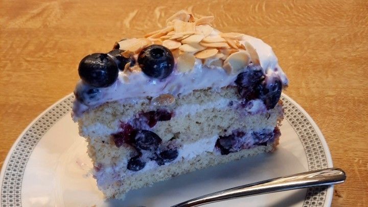 Heidelbeertorte mit Mandeln - Rezept | Frag Mutti