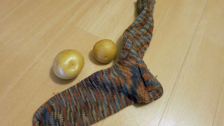 kartoffelstrumpf gegen halsschmerzen
