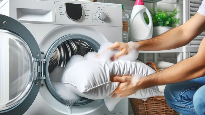 Diese Fehler solltest du beim Waschen deines Kissens vermeiden, damit es nicht klumpt oder Federn verliert.