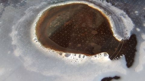 Milch ist schnell mal übergekocht: So stinkt die angebrannte Milch nicht und lässt sich später auch leichter entfernen.