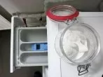 Waschpulverflecken in der Wäsche