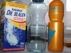 Reinigen von Wasserflaschen