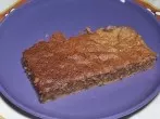 Schokoladenkuchen auf dem Blech