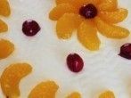 Schmandkuchen mit Mandarinen