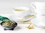 Warze weg mit grünem Tee