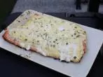Gegrillter Lachs an Mayonnaise mit Zitrone, Dill & Kapern