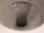 Waschmittel in die Toilette