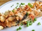 Pfannkuchenröllchen mit Fetacremefüllung