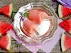 Selbstgemachtes Wassermelonen-Eis