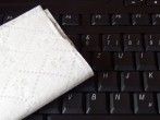 <strong>Tastatur</strong> am Arbeitsplatz schnell reinigen