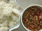 Chinesischer Klebereis auf deutsche Art