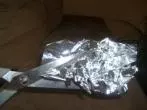 Alufolie schärft Schere