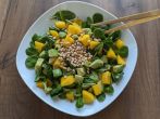 Avocado-Mango Salat mit Orangendressing