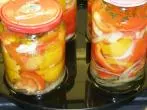 Paprika einlegen in Schraubgläser