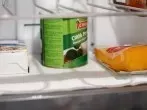 Kühlschrank schneller sauber mit ausgelegtem Küchenpapier