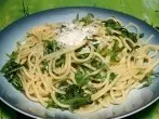 Spaghetti-Rucola-Salat