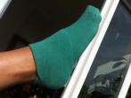  tragen wie Sneaker Socken - damit sie nicht <strong>einschneiden</strong>