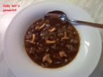 Herbstsuppe mit Waldpilzen
