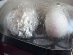 Geplatzte Eier kochen - mit Silberfolie/Alufolie