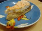 Schneller Rhababerkuchen mit <strong>Baiserhaube</strong>
