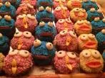 Blaue Monster Muffins - Krümelmonster