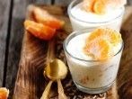 <strong>Quarkpudding</strong> mit Mandarinen
