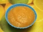 Apfelmus in kleinen Portionen