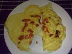 Eierpfannkuchen mit Raclettekäse