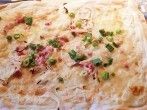 Kalorienarmer gesunder Fake-<strong>Flammkuchen</strong>