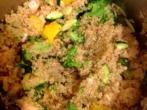 Quinoa-Gemüse-Pfanne (kalorienarm, proteinreich)