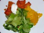 Hühnerbrust in Joghurt-Tandoori-Sauce geschmort mit Curcuma-Reis