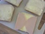 Eine Scheibe Toast rationell belegen