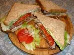 Bratenrest als leckerere Sandwichfüllung