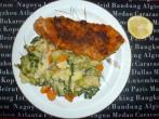 Spitzkohleintopf mit paniertem Schnitzel