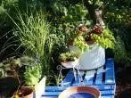 Recycling Gartengestaltung