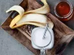 Bananendrink - gesundes Frühstück für Kinder