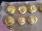 Apfelrosen mit Hefeteig (Plunderteig)