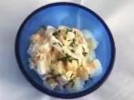 Spargelsalat mit Schinken und Ei