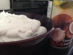 Kokosmilch als Schlagsahne <strong>aufschlagen</strong>