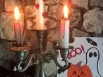 Halloween Dekoidee - blutende Kerzen