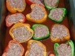 Mit Hackfleisch gef&uuml;llte <strong>Paprika</strong>
