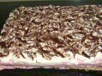 <strong>Blechkuchen</strong> mit Quark-Mascarpone-Beeren-Pudding-Creme