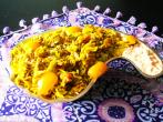Indische Mett-Reis-Pfanne