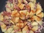 Schöne Bratkartoffeln mit Paprika