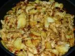 Knusprige Spatzen-Kartoffel-Pfanne