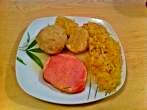 Kasseler in Sauerkraut und Gwichste Kn&ouml;del (Mehlkn&ouml;del)